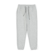 Slightly Loose Drawstring Grey Trousers With Footwear For Men