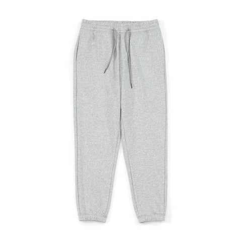 Slightly Loose Drawstring Grey Trousers With Footwear For Men