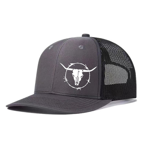 Outdoor Sports Cow Head Printed Baseball Cap