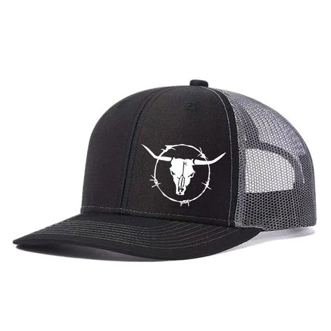 Outdoor Sports Cow Head Printed Baseball Cap