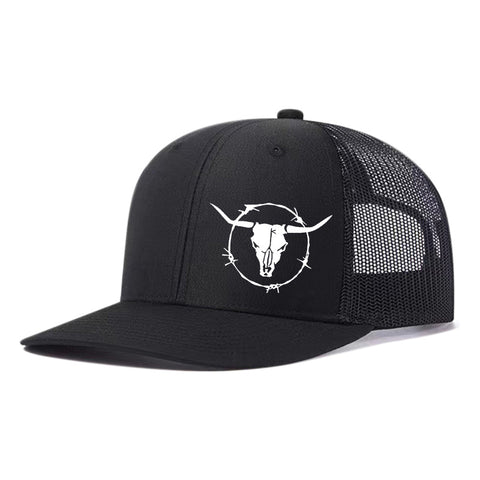 Outdoor Sports Cow Head Printed Baseball Cap