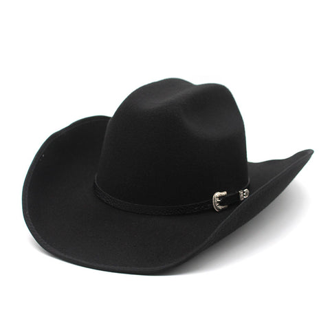 Punk Wide Brim Hat Men And Women Horse Riding Western