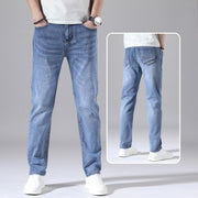 Retro Thin Jeans Straight Loose Casual Trousers Men